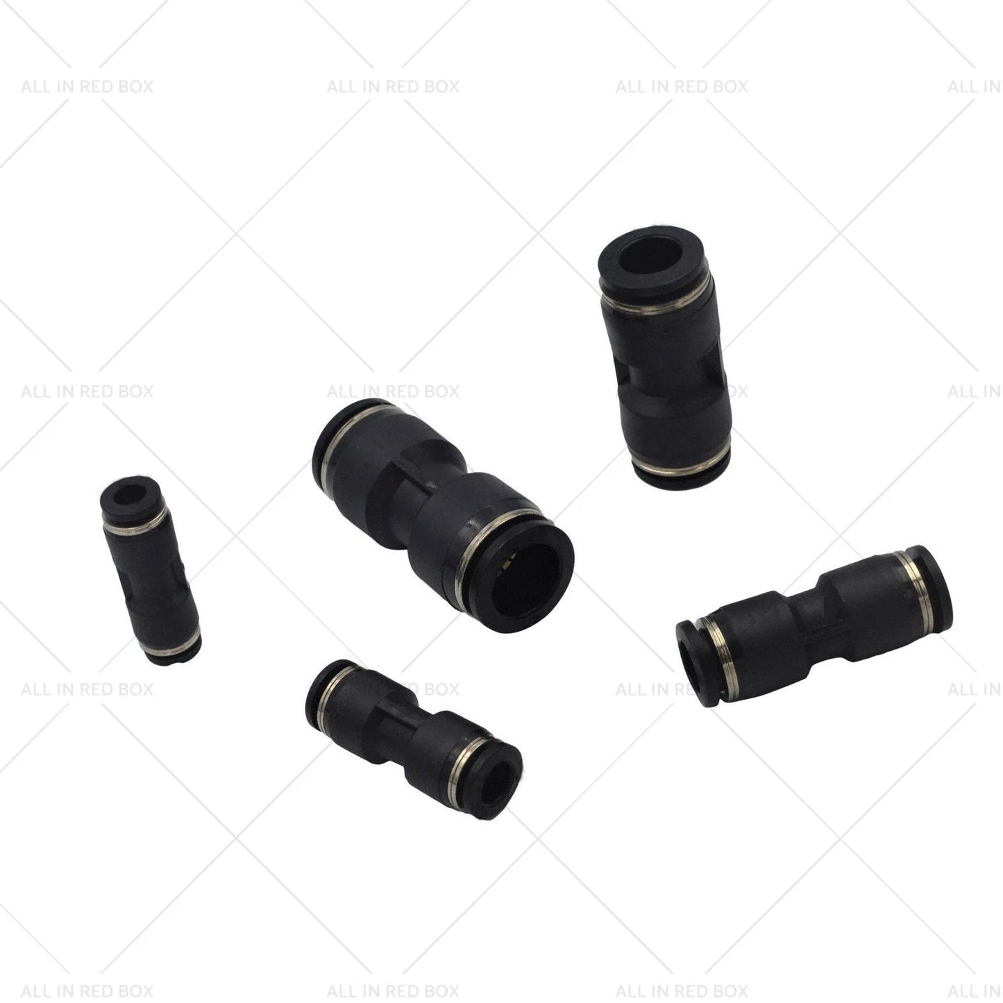 50pcs Quick Connect Pneumatic Push-in Air Line Hose Joiners