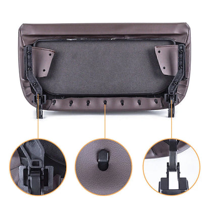 Black Seat Back Panel Cover for BMW 5 Series (2014-2017) & 7 Series (2013-2015)