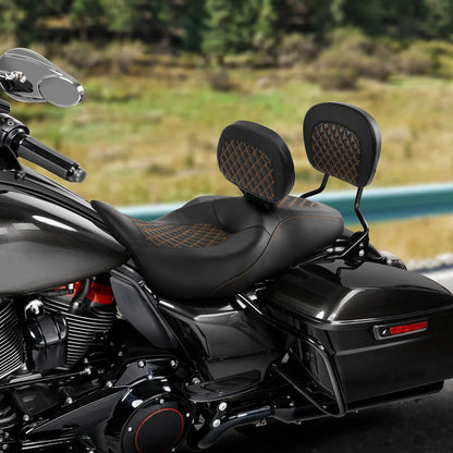 Seat Pad Backrest for Harley Road King Glide (2009-2023)