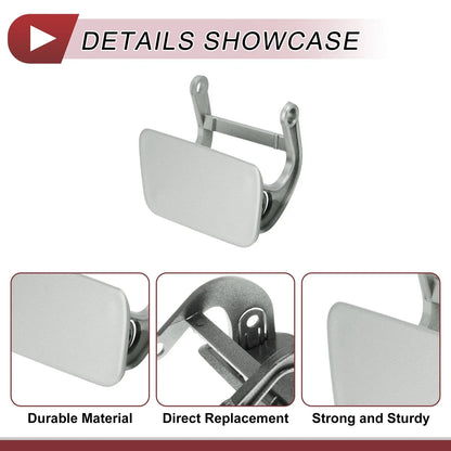 Bumper Trim Nozzle Cover for BMW 525i (2004-2005) Silver Tone