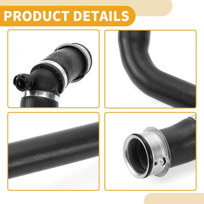 Radiator Hose for Mercedes Benz S211 W211 E350 2006-2009 2 x Rubber