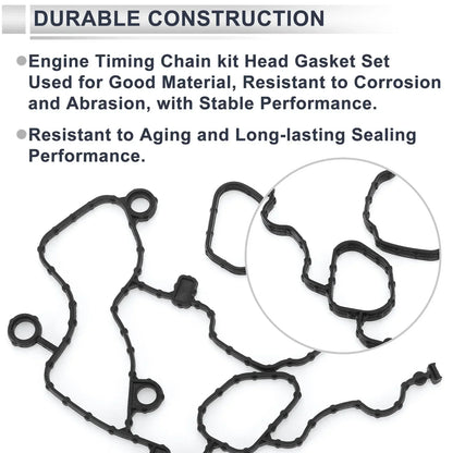 Timing Cover Gasket Set for Chrysler Dodge 3.6L V6 (2011-2021)