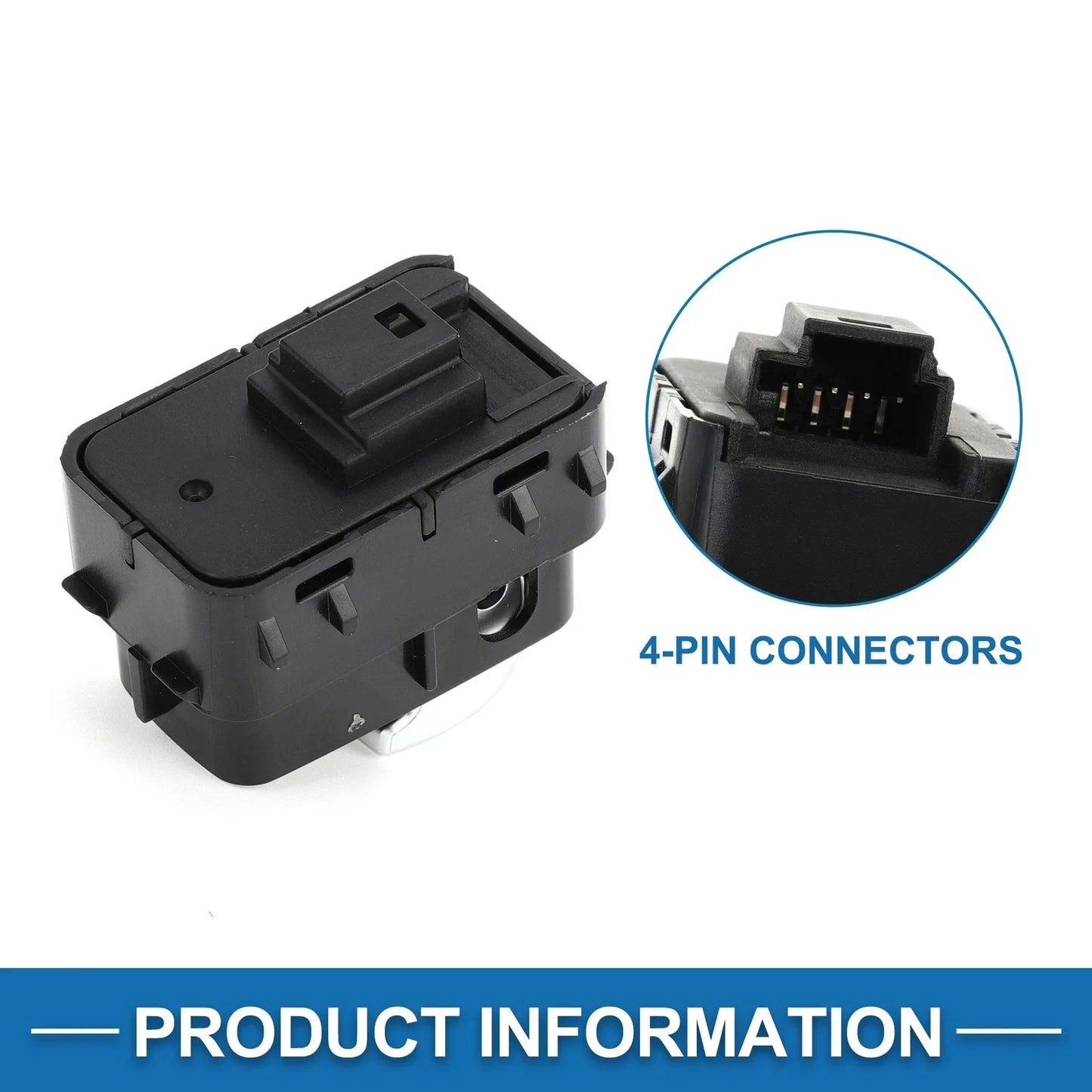 Fuel Door Release Switch for Mercedes-Benz S550 2014-2017 (2 x Black)
