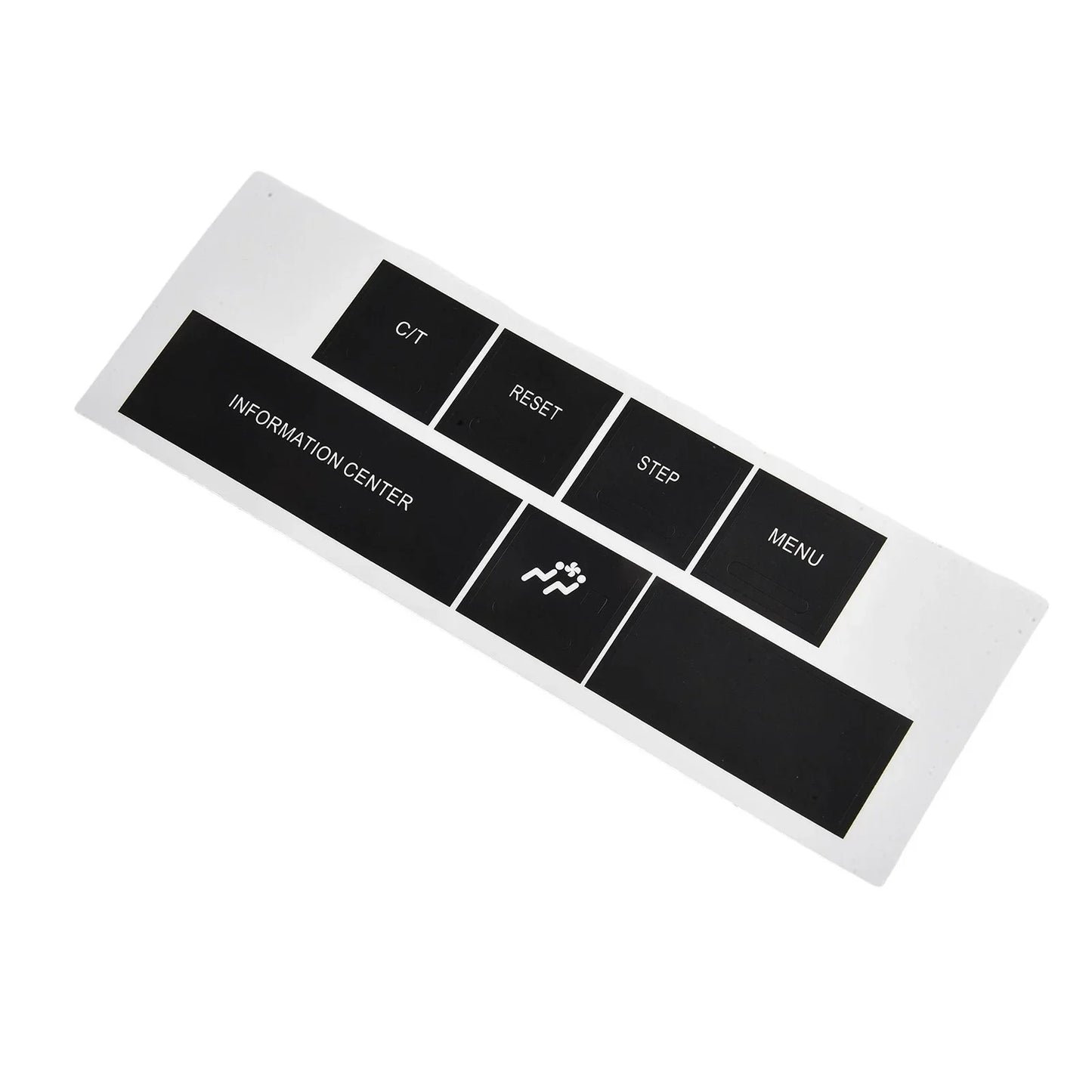 DASH Control Button Sticker in Black Vinyl for CHRYSLER and JEEP