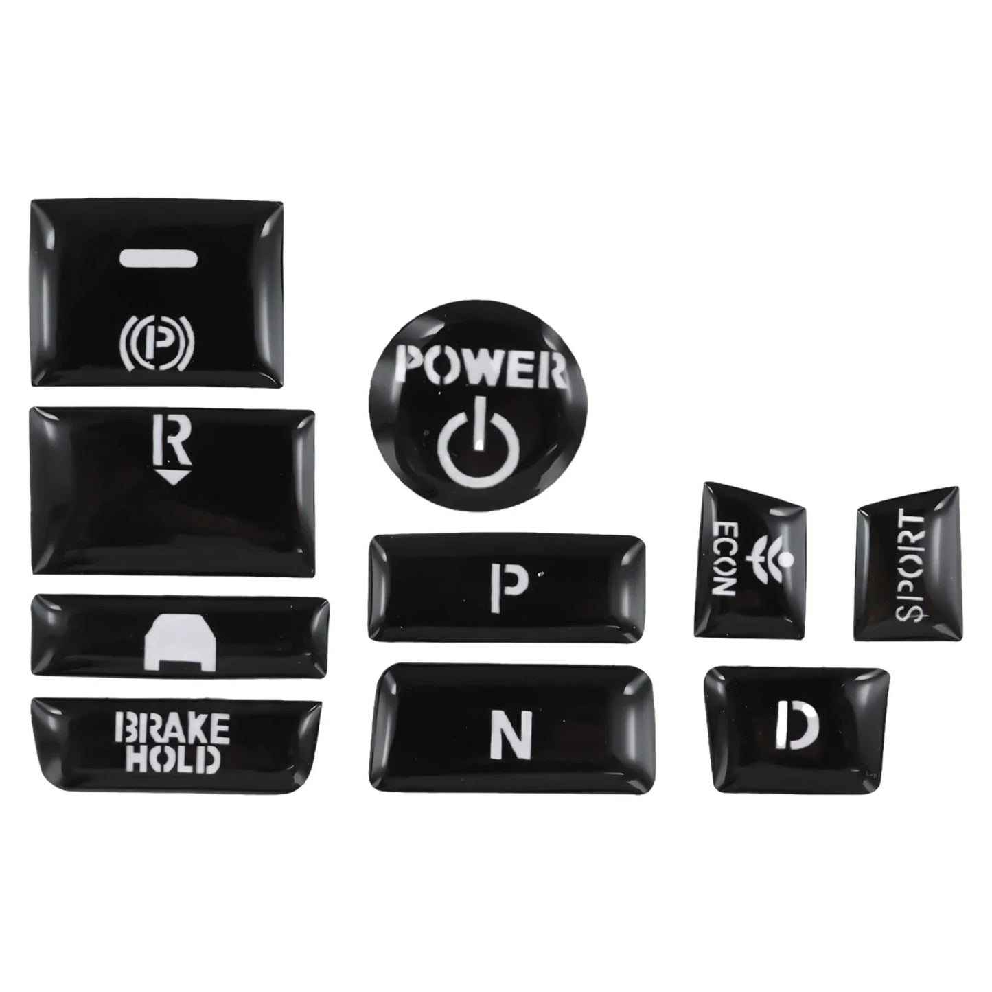 Rubber Handbrake Parking Button Cap Cover Decal for Accord