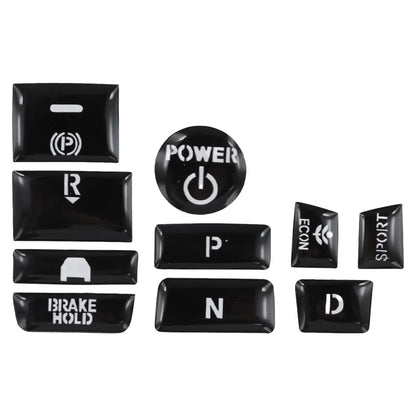 Rubber Handbrake Parking Button Cap Cover Decal for Accord