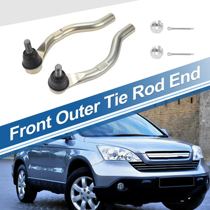 2 x Front Outer Tie Rod Ends for Acura ILX (2013-2017)