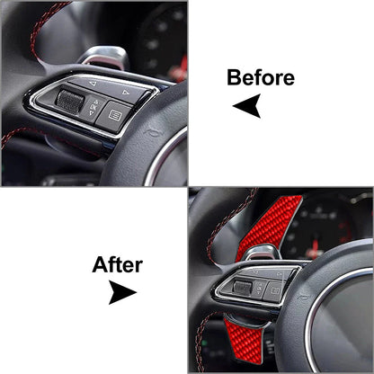 Steering Wheel Shift Paddle Extensions for Audi S3 S5 S6 RS3 RS4 RS6 RS7 (2013-2020)