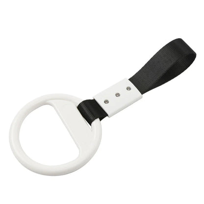 Black & White Ring Train Bus Handle Strap Charm Tool (1 PC)