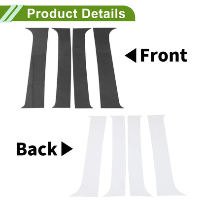 4 Pcs Door Pillar Window Trim for Chevy Silverado (2014-2023)