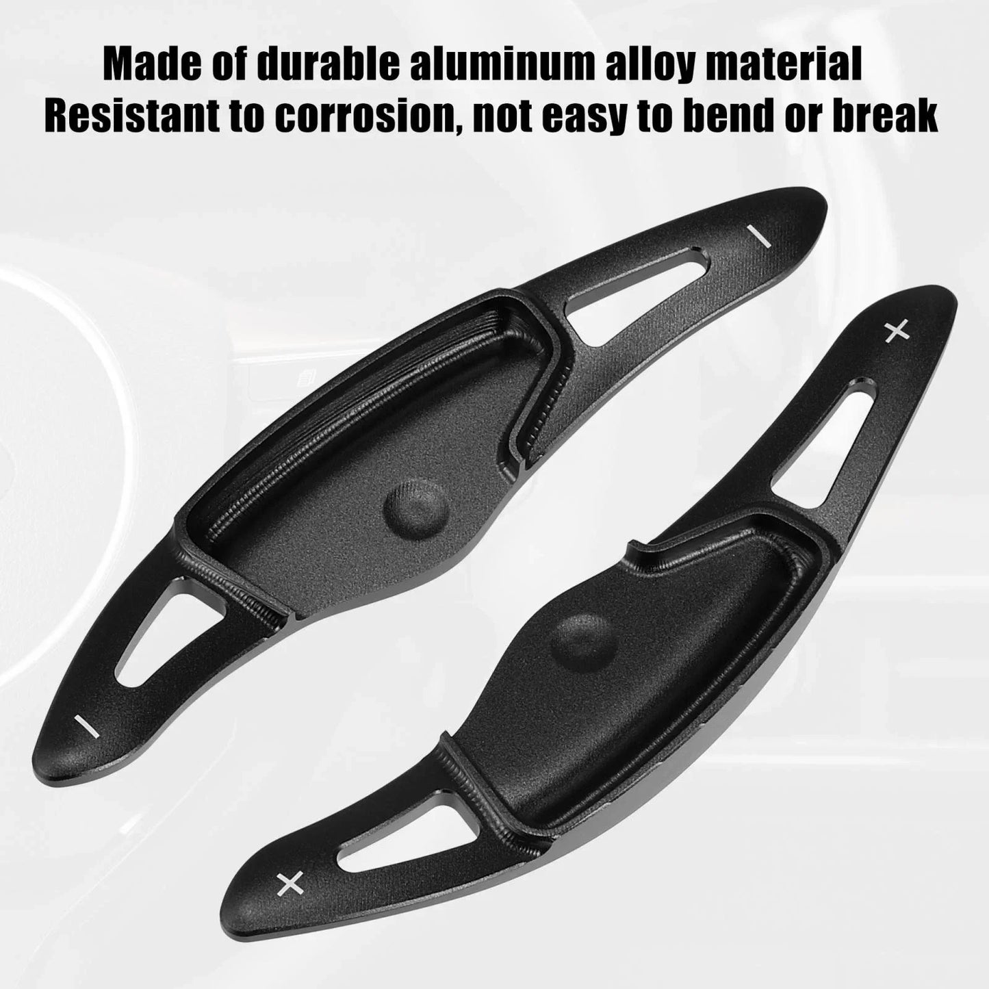 Steering Wheel Paddle Set for Hyundai Elantra Sport (2017-2019) Aluminum Black