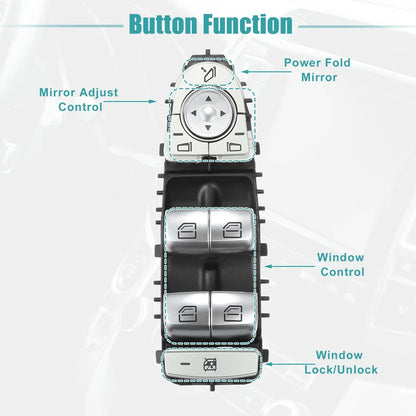 Power Window Switch Set for Mercedes-Benz GLC300 C300 (2016-2023)