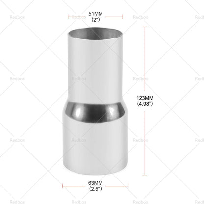 2" to 3" Steel Exhaust Tube Pipe Connector Adapter for Car