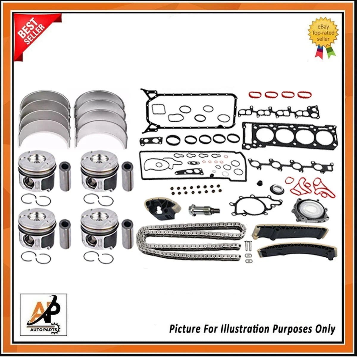 Engine Rebuild Kit Replacement for Mercedes Sprinter OM611 (2006–2018)