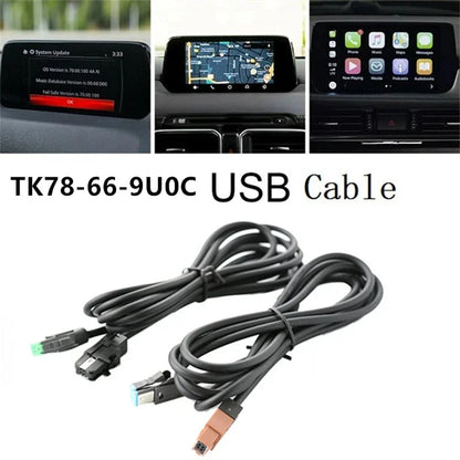 USB Cables for Mazda 2, 3, 6, CX-3, CX-5, MX-5 (2003-2023)