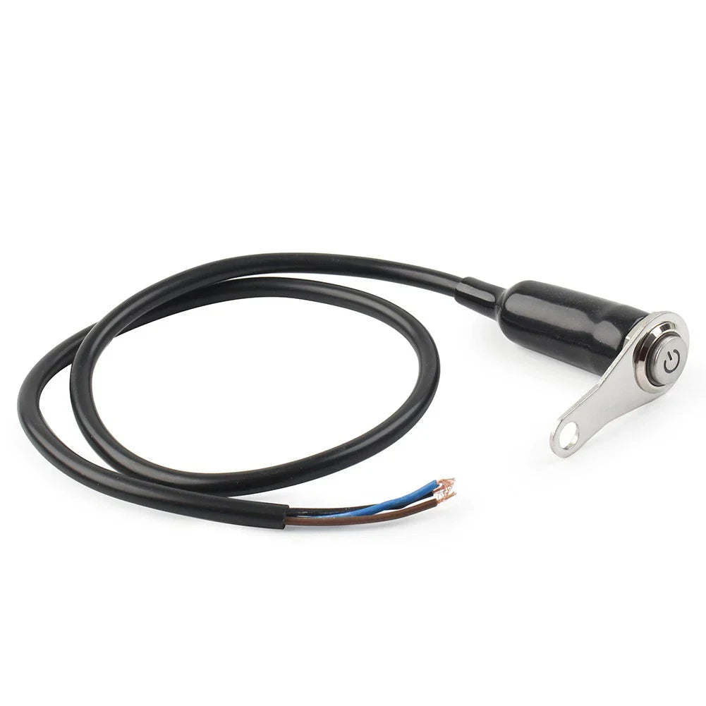 Blue ON/OFF Handlebar Switch for Motorcycle Headlight Fog Light