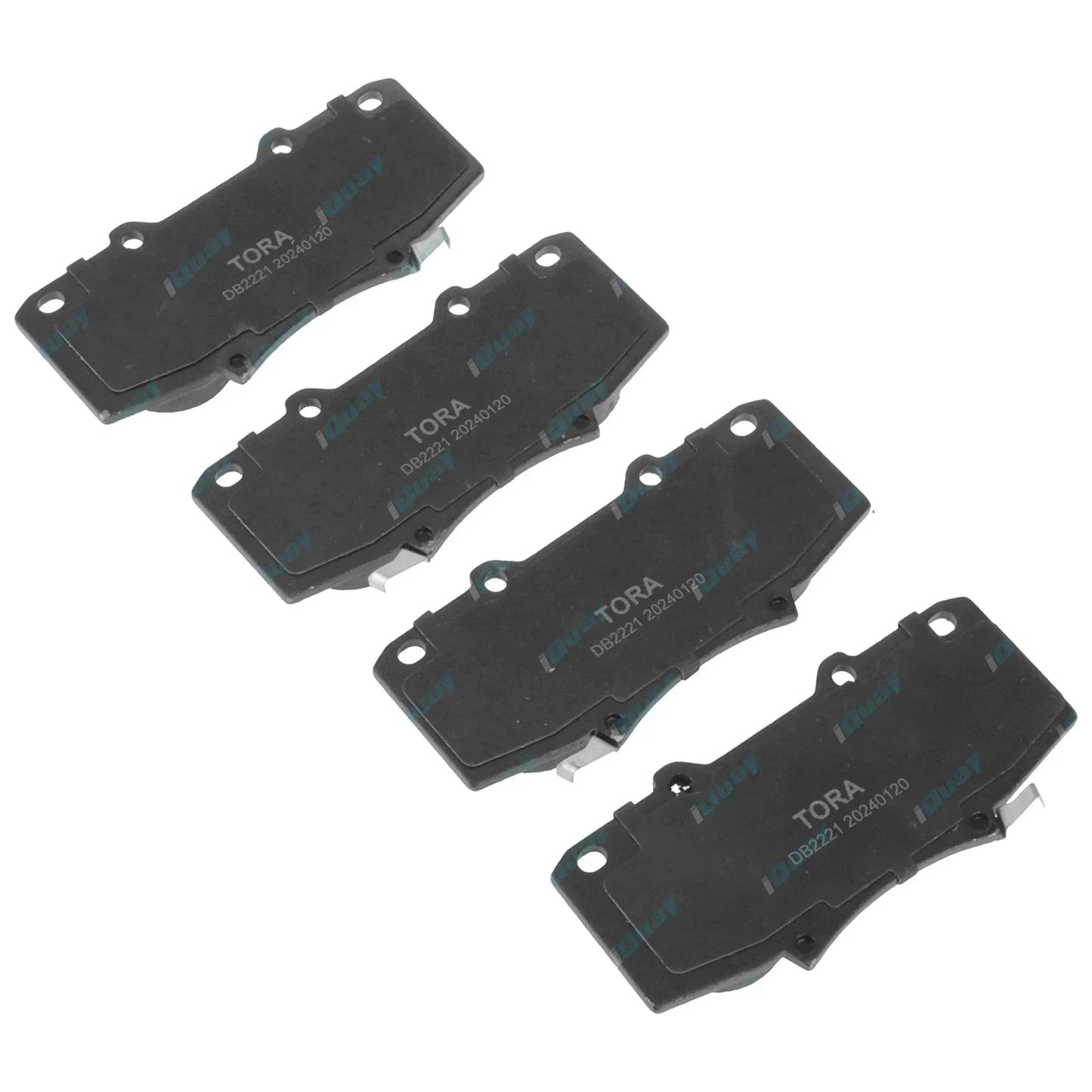 Ceramic Disc Brake Pads Set for Toyota Hilux KUN26R 3.0L 1KD-FTV (2010-2015)