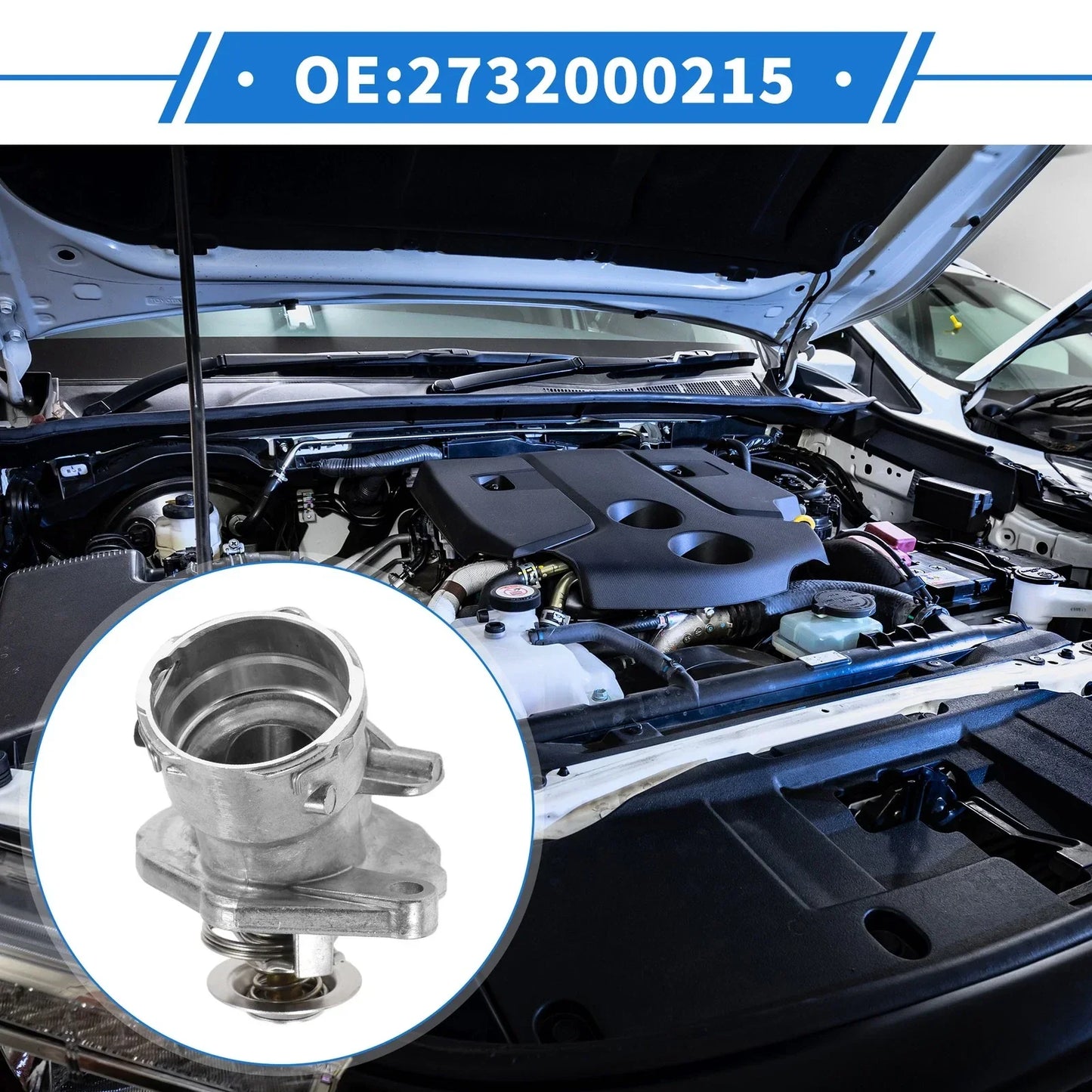 Engine Coolant Thermostat Housing for Dodge Sprinter 2500 3500 (2007-2008)