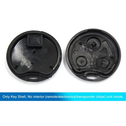 Key Fob Shell Case for SMART Fortwo & Mercedes-Benz 3 Button Black