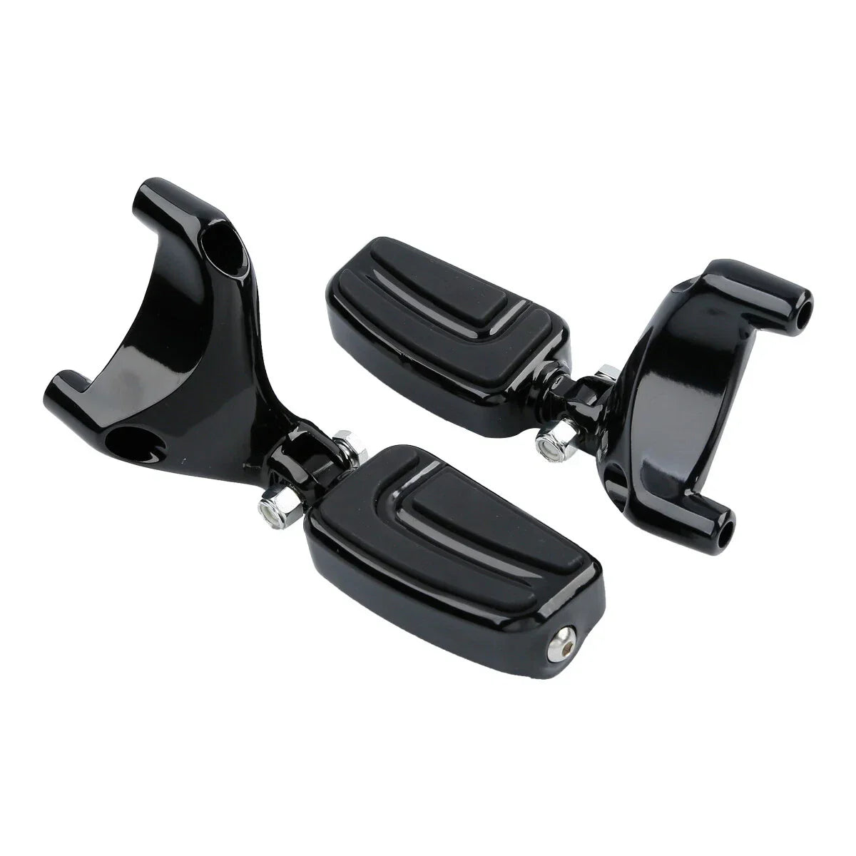 Black Passenger Footpegs for Harley Sportster 883 1200 (2004-2013)
