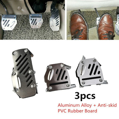 3 x Foot Pedal Pad Covers for Car