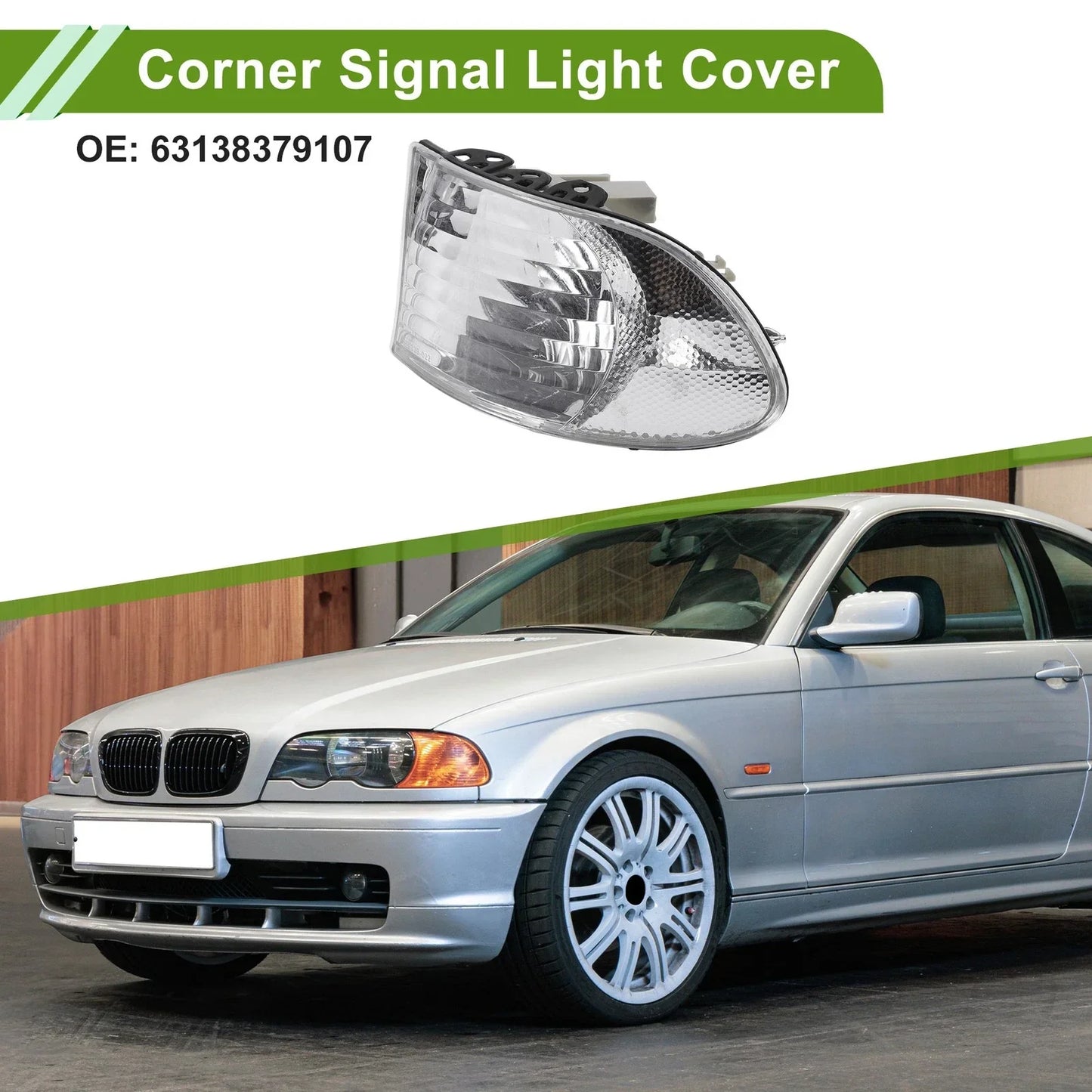 Left Corner Signal Light Cover for BMW 7 Series (1999-2001)