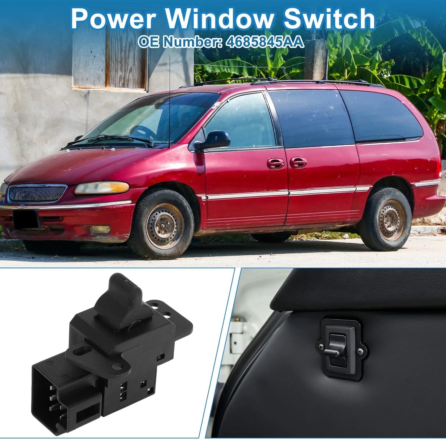 Power Window Switch for Chrysler Dodge Grand Caravan (2008-2020)