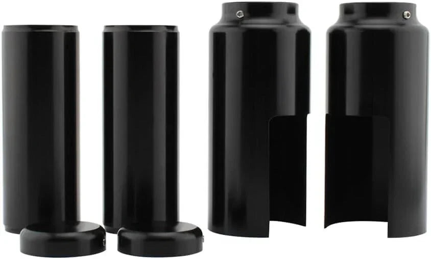6Pcs Fork Cover Caps for Harley Street Bob FXBB (2018-2021) Black