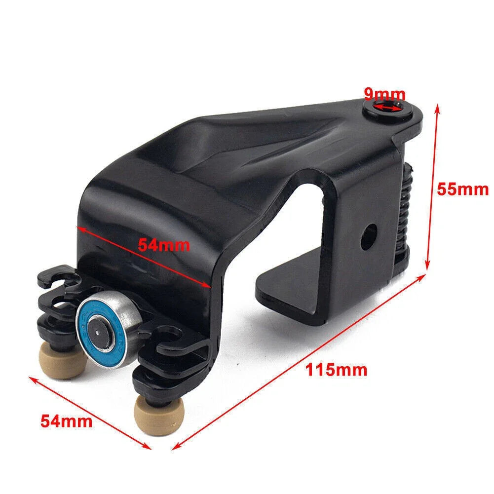 Black Center Mount Sliding Door Rollers for Honda Odyssey (2005-2010)