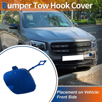 Front Car Bumper Tow Hook Cover for Mercedes GLB X247 W247 (2019-2023) Blue
