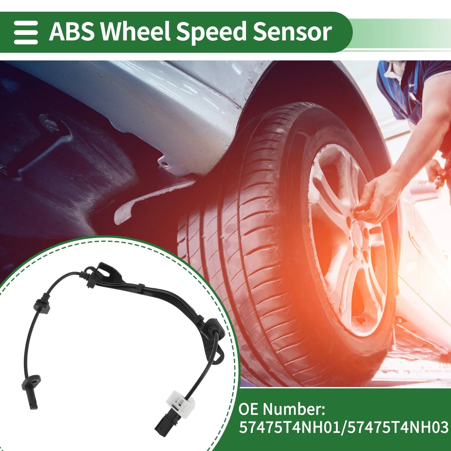 ABS Wheel Speed Sensor for Honda Jade Fr1 Rear Left (2013-2018)