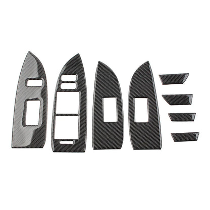 8 x RHD Car Door Window Lift Switch Panel Covers for Toyota Prius (2012-2015)