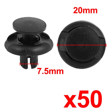 50 x Front Mudguard Push-Type Retainer Clips for Honda Acura (2000-2023)