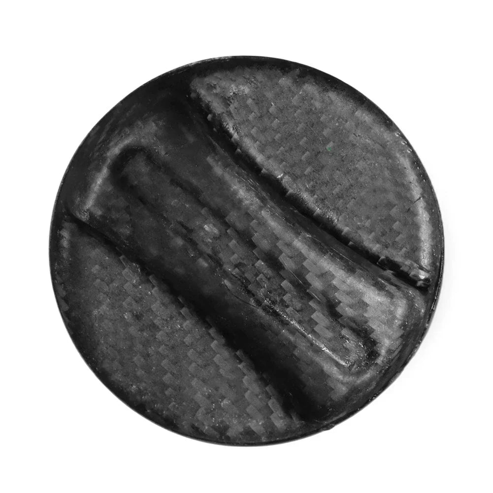Carbon Fiber Black Fuel Tank Oil Gas Cap Cover for BMW Models (All Years)