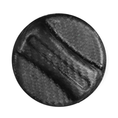 Carbon Fiber Black Fuel Tank Oil Gas Cap Cover for BMW Models (All Years)