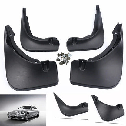 Splash Guards Mud Flaps for Mercedes Benz C Class Sedan (2014-2018)