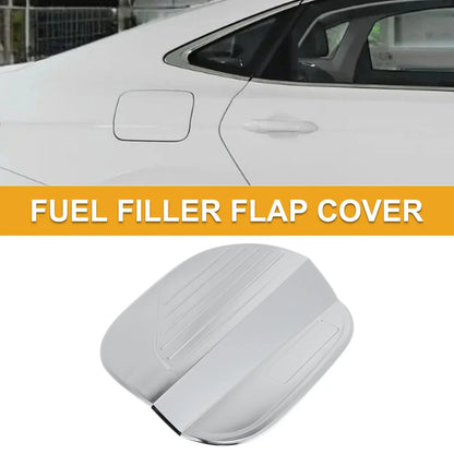 Fuel Tank Door Cap for Hyundai Sonata 2020-2023 Gas Tank Flap Chrome Silver