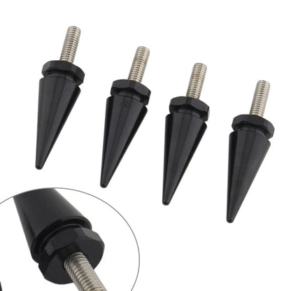 4 x 5mm Black Spike Windscreen Screw Bolts for Harley Touring Road Glide (98-25)