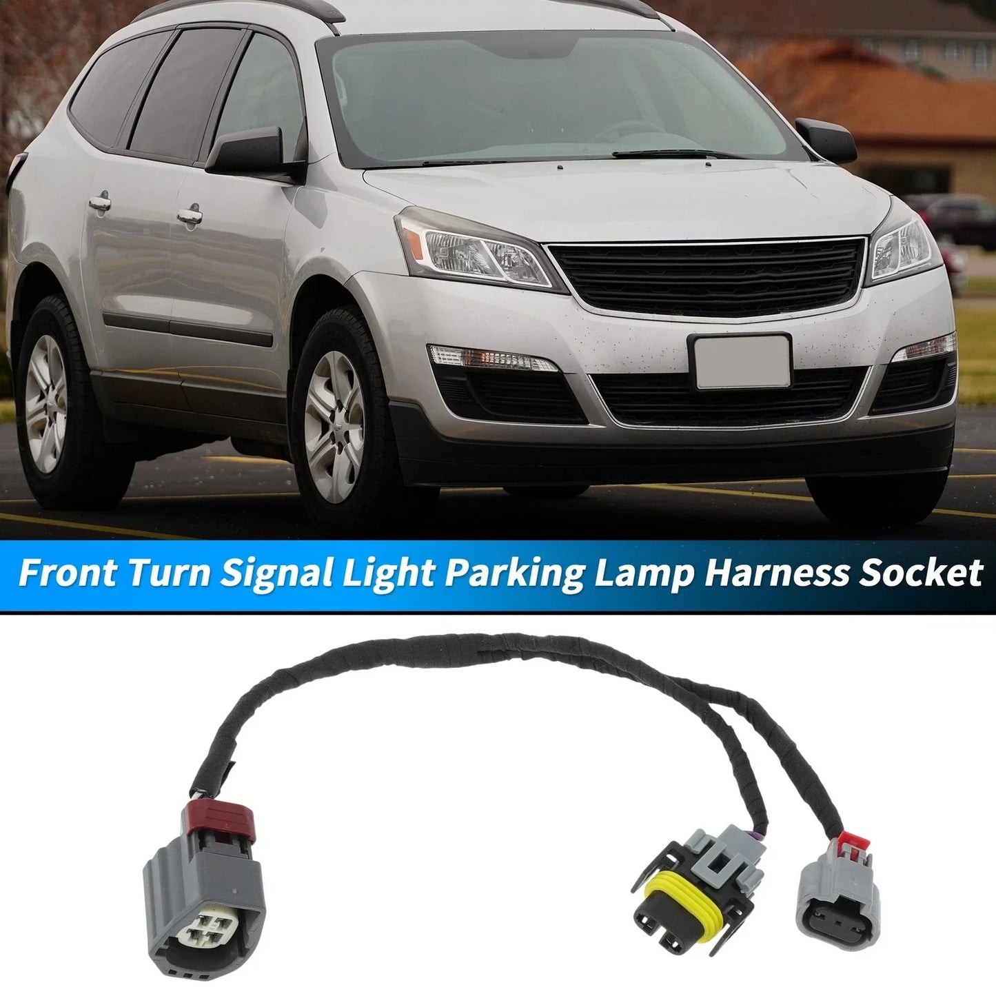 Front Turn Signal Parking Light Socket Wiring for Chevrolet Traverse (2013-2017)