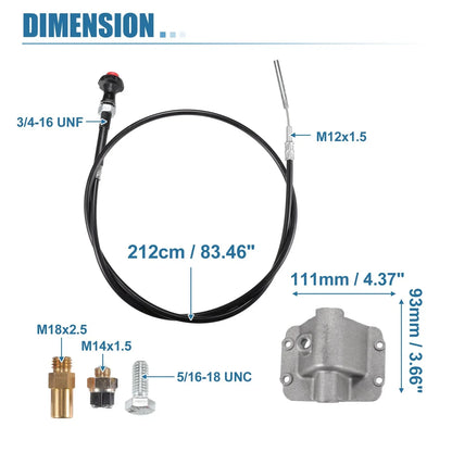 Differential Axle Disconnect Cable Lock for Dodge Ram 1500 (1994-2001)