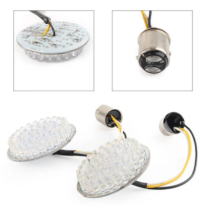 48 LED Indicator Light Bulb White/Red for Harley Sportster Touring (2014-2017)