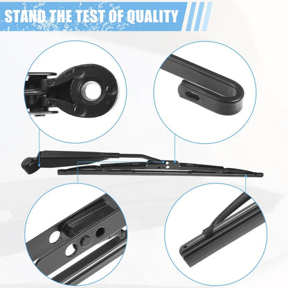 Rear Windshield Wiper Blade Arm Set for Chrysler Town & Country (2008-2016)