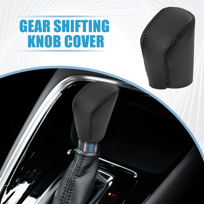 Gear Shifting Knob Cover Trim for Lexus GS 300 (2018-2019) Faux Leather Black