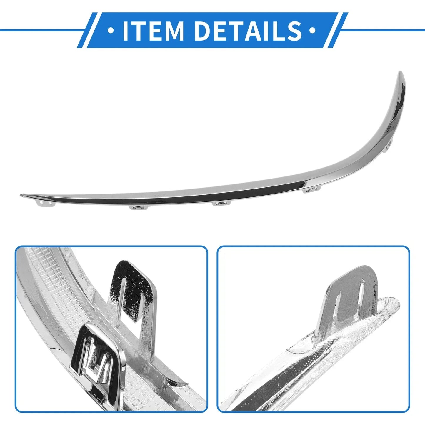 Front Right Bumper Grille Trim for Mercedes-Benz W213/E (2016-2020)