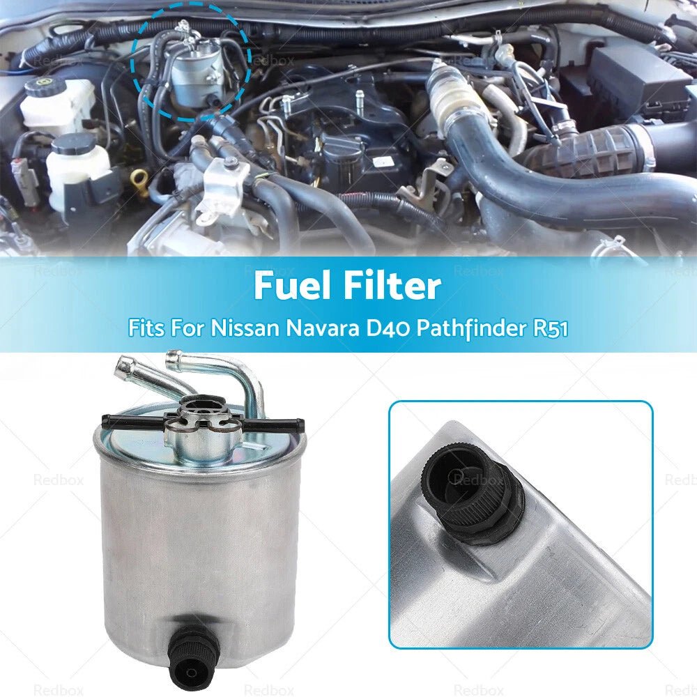 Fuel Filter for Nissan Navara D40 Pathfinder R51 2.5L Turbo Diesel (2005-2015)