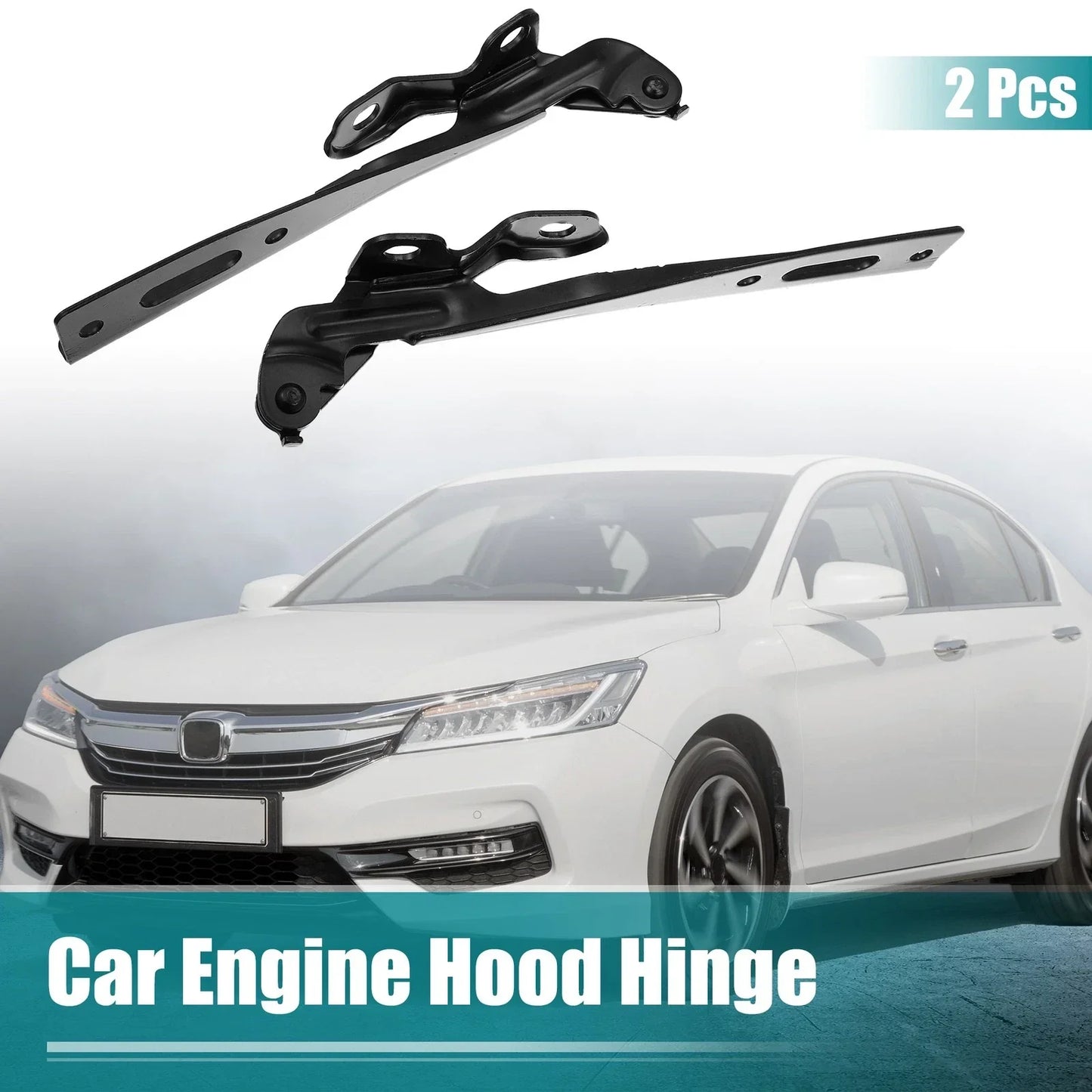 Hood Hinge 2 x Black for Honda (60120T2AA00ZZ) (2016-2023)
