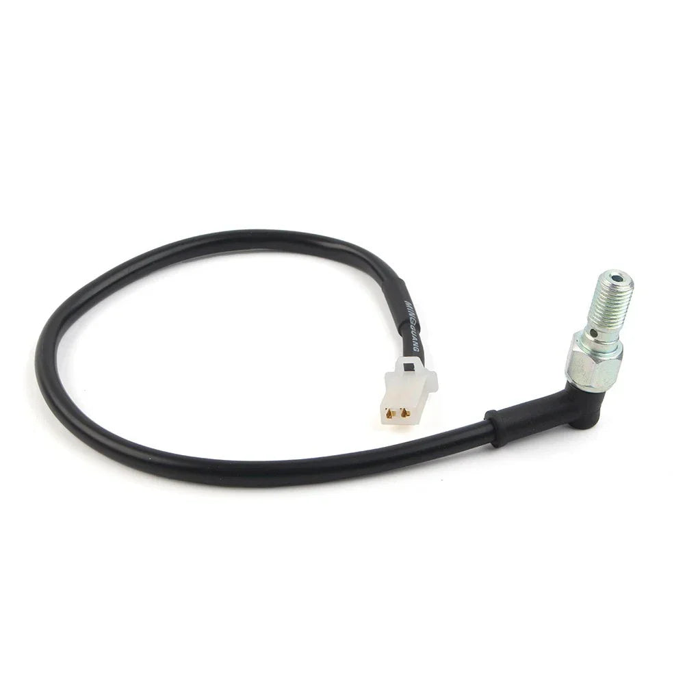 Hydraulic Brake Light Pressure Switch Bolt M10 for ATV Black