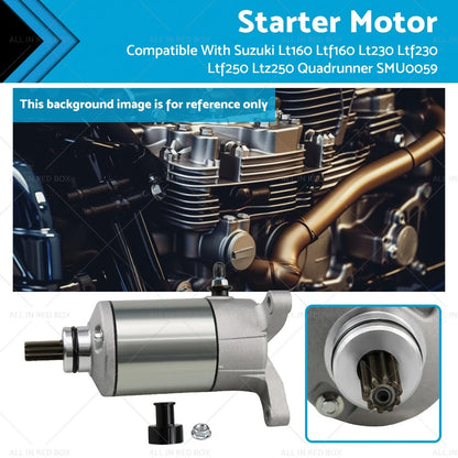 Starter Motor for Suzuki LT160 LT230 LTF230 LTF250 LTZ250 Quadrunner