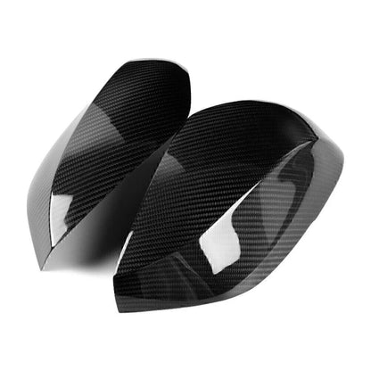 Carbon Fiber Side View Mirror Cover Caps for Infiniti Q50 Q60 Q70 QX30 (14-20)