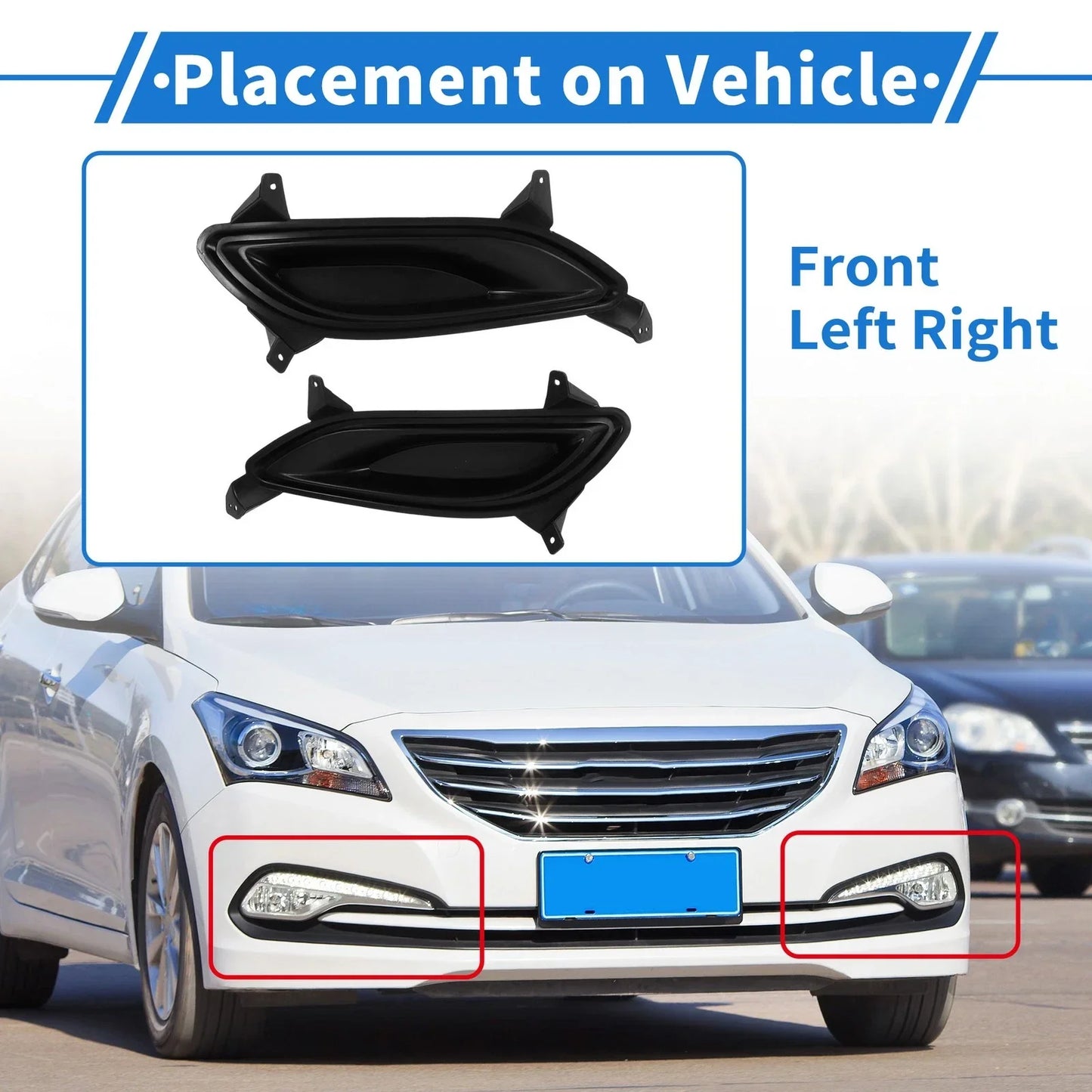 Fog Light Grill for Hyundai Sonata (2011-2013)